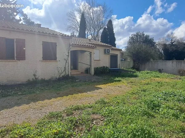 Villa plain pied avec garage
