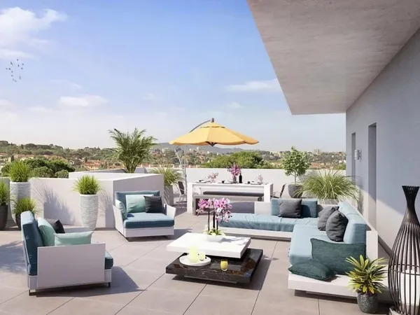 Grand T3 Etage Elevé avec Ascenseur Grande Terrasse Sud