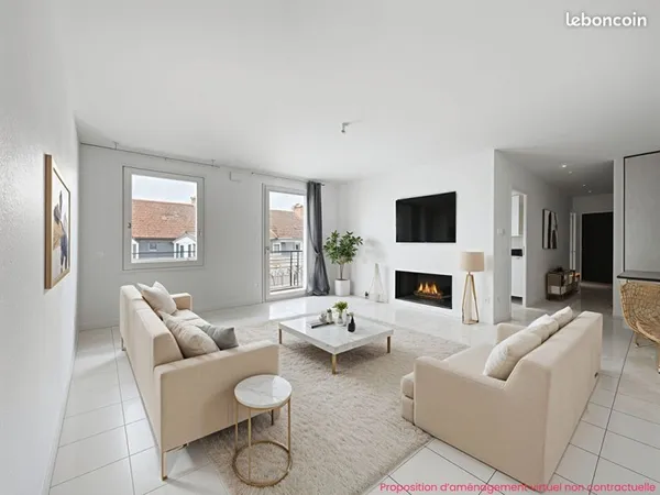 Appartement 3 pièces 73 m²
