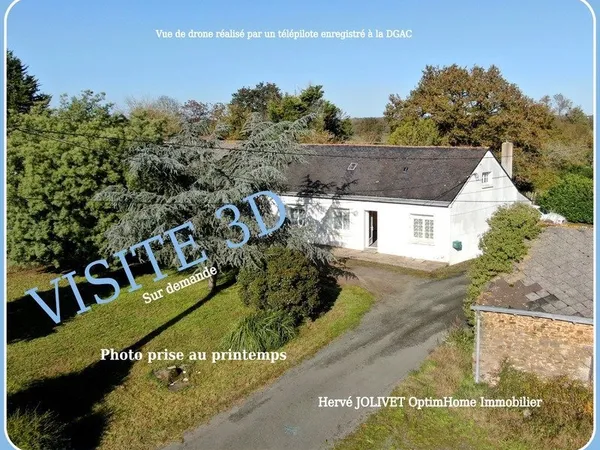 Maison en pierre à finir de rénover en campagne