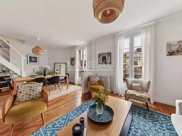 Boulogne Reine-Victor-Hugo- Duplex trois pièces en dernier étage