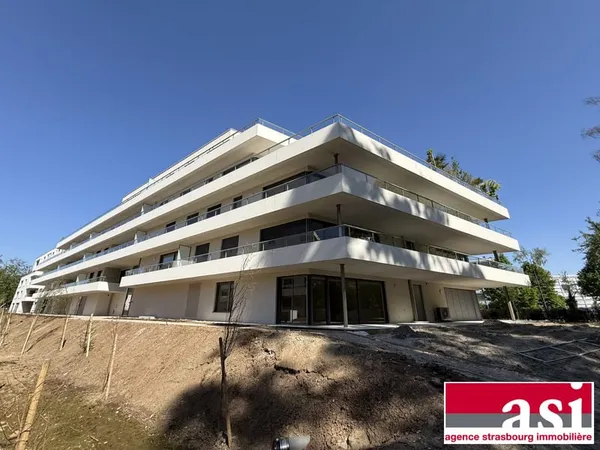 Robertsau : 2 pièces avec jardin privatif