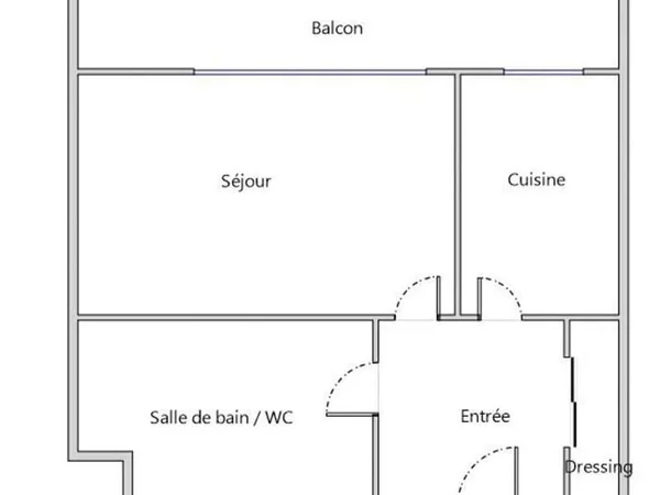 Appartement 1 pièce 32 m²