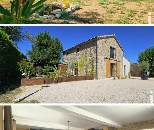 Maison en pierres rénovée