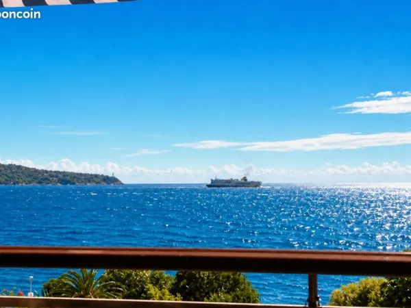Appartement meublé - Nice - Face à la mer, Vue mer panoramique - Parking - Septembre 2026 à juin 202
