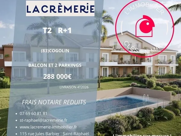 Appartement 2 pièces 41 m²