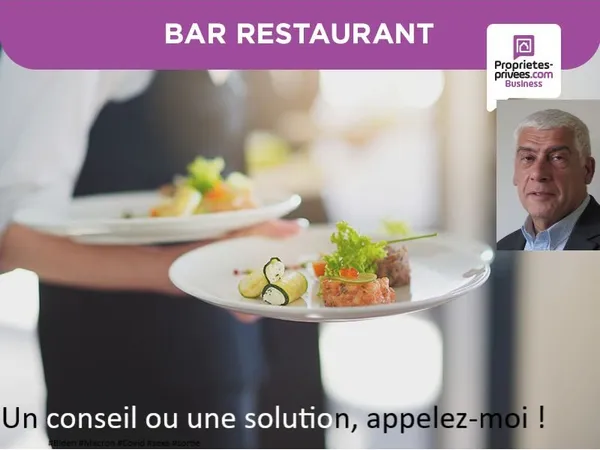 Fonds de commerce bar, restaurant 80 m²