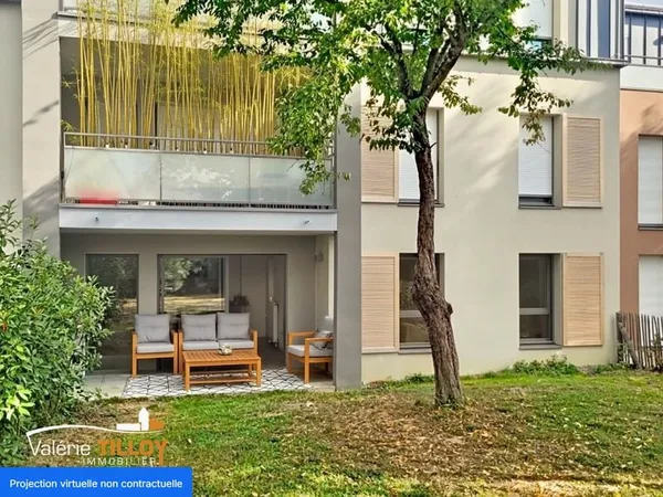 Bel appartement T3 avec jardin de 190m² exposé sud