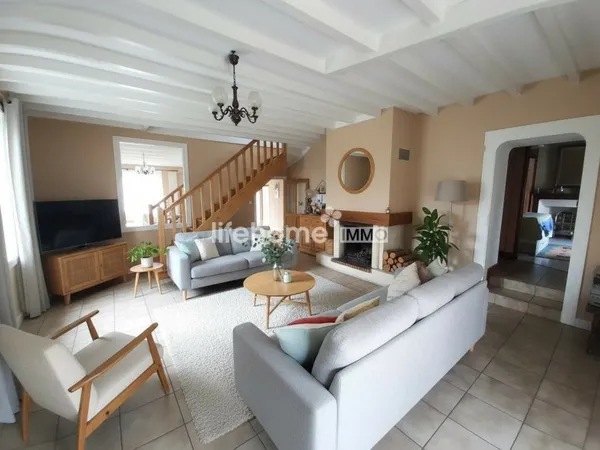 Longère vie de plain pied, 3 chambres