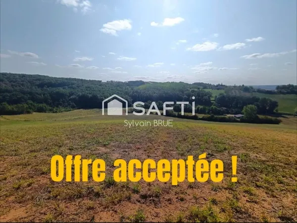Terre agricole vue dominante