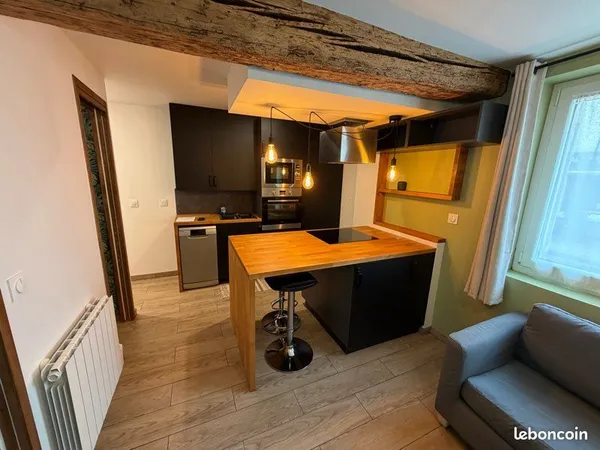 Studio 27 m² transformé T2 avec jardinet + box fermé - entièrement rénové