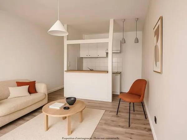 Appartement 2 pièces 36 m²