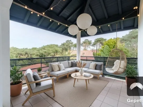 Appartement T3 duplex avec terrasse et garage Anglet Chiberta