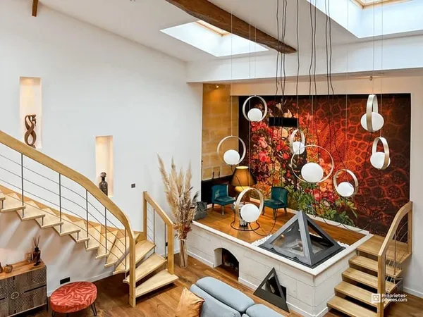 Propriété de caractère en pierre - 215 m² - Piscine - Grotte / carrière - Cambes - 20 min Bordeaux