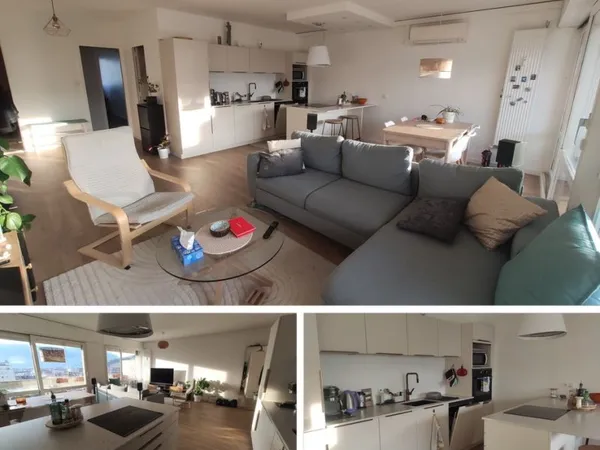T4 83 m² - 12e et dernier étage - Vue panoramique montagnes - Grenoble Préfecture - Garage + Cave