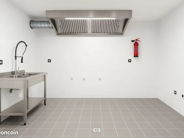 Local restauration 25m2 (dark kitchen, food court, labo de cuisine)