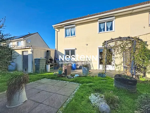 Maison Lewarde, 3 chambres, jardin et garage. 149 000 euros.