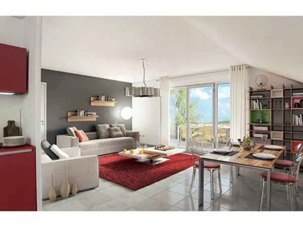 Annecy_ Avenue des Hirondelles _4p de 81m2 donnant sur balcon de 16m2