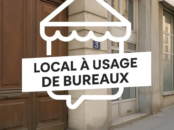 Local de bureau - 50 m2 avec vitrine - 3 rue de Bonald 69007