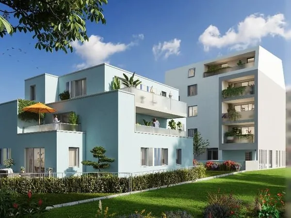 Strasbourg Neudorf au pied du tramway Schluthfeld