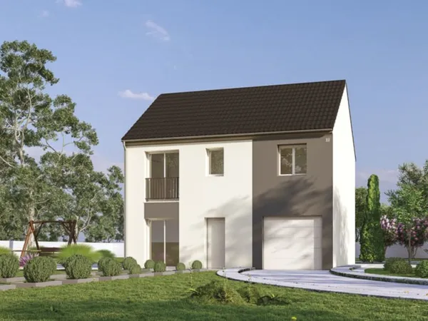 MAISON INDIVIDUELLE 95,63 m² à VAUJOURS