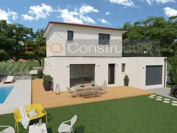 Ille sur Tet, Villa T4 avec garage et jardin en 3 Faces