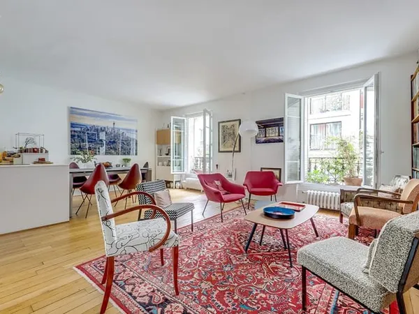 Coup de coeur ? Appartement familial 120m² traversant, 5/6 pièces ? Rue Legendre