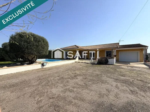 Maison 140m2 implanté sur une grande parcelle 2480m2