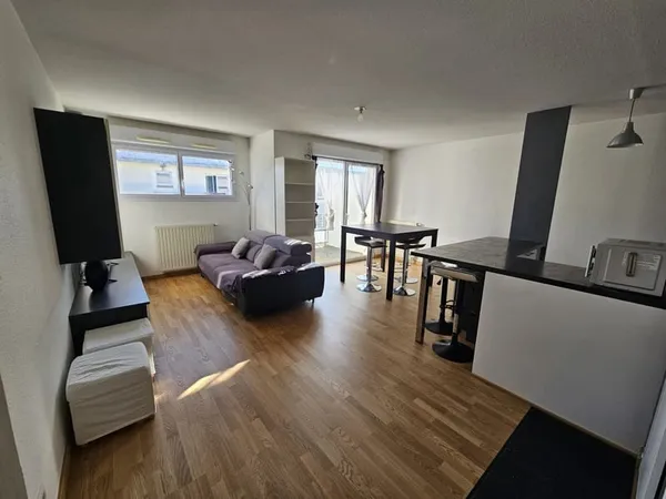 Poitiers EST, appartement de type 2 d'environ 44 m2 avec par