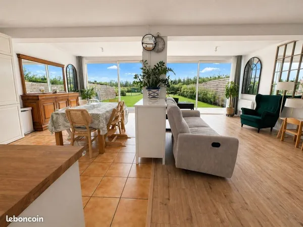 Jolie Maison 127 m2 - 5 Pièces - Belle vue sur champs et Nature