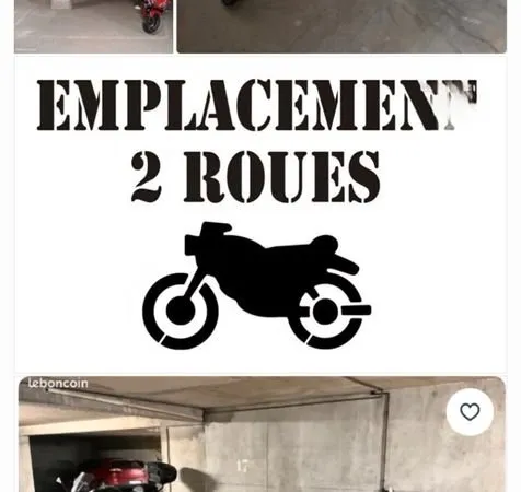Emplacement vélo électrique mécanique scooter petite résidence Village de Gennevilliers