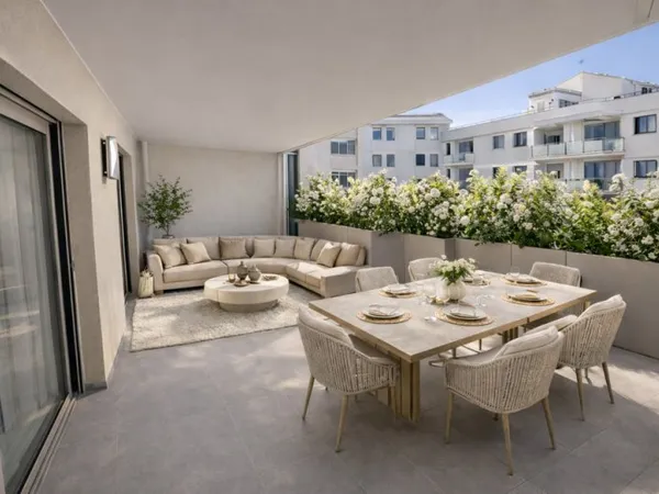RETOUR à la VENTE ! NEUF et LIVRé ! Grand T4 avec 15 m2 de TERRASSE proche MONTCHAT et TRAMWAYS !