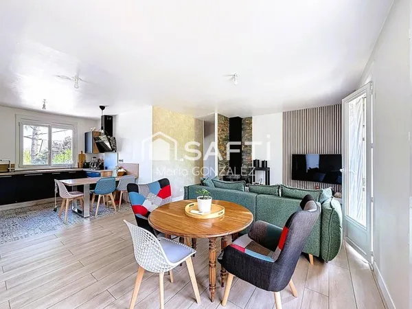 Maison rénovée 4 chambres sur sous-sol semi-enterré