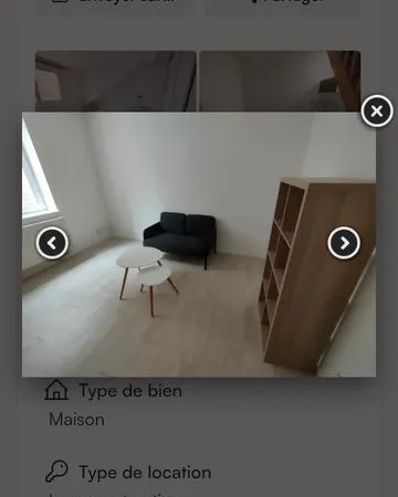 Loue triplex 41m2 - St Maurice Pellevoisin