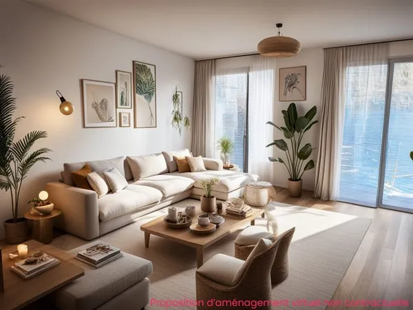 Toulon Est appartement 2 pièces avec terrasse Sud