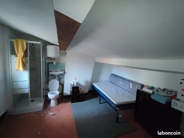 14 m2 au sol sous les toits - 7 m2 Loi Carrez