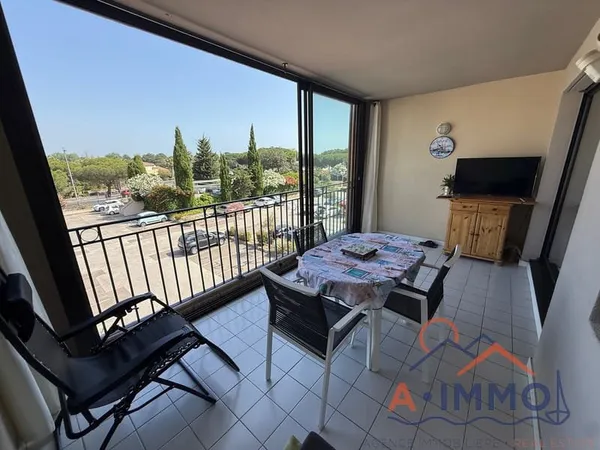 A VISITER ! T2 Cabine de 32m2 + Loggia de 12,5m2 + Parking