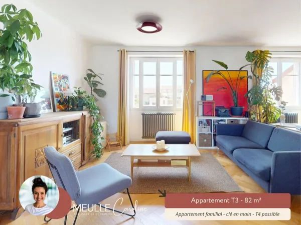Appartement 4 pièces 83 m²