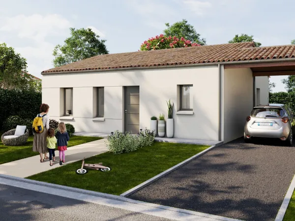 Terrain + maison 71 m²