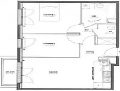Appartement 3 pièces 56 m²