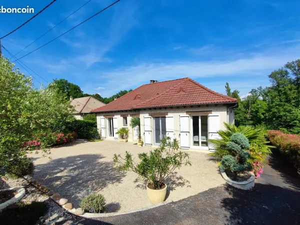 CUBLAC - Maison de plain-pied de 101 m² avec sous-sol intégral - Terrain 985 m²