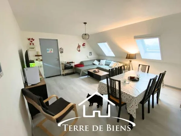 VENIZEL 02200 - Appartement Type 3 - 59 m2 - Place de stationnement - 600€/mois C. C.