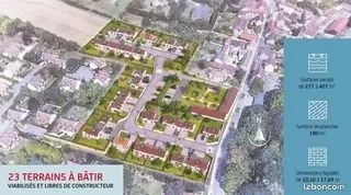 Terrain 303 m² Condecourt