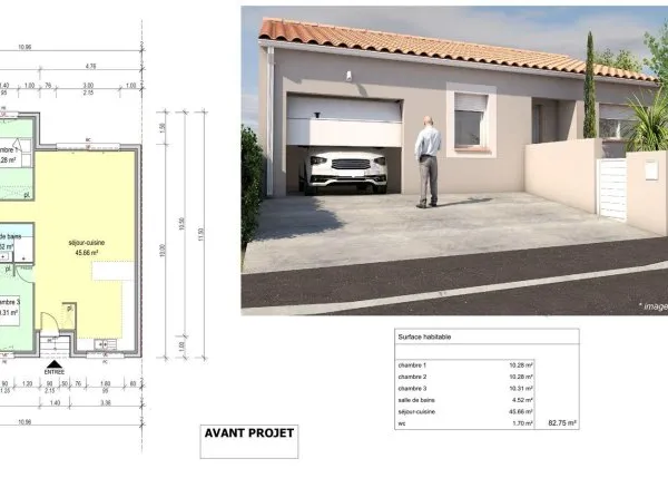 Terrain 326 m²