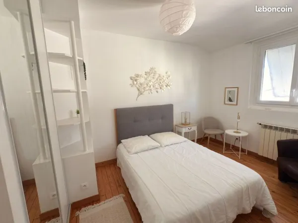 Chambre meublée colocation calme Saint-Nazaire bail individuel