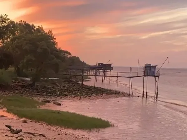 Carrelet de pêche exceptionnel Medoc
