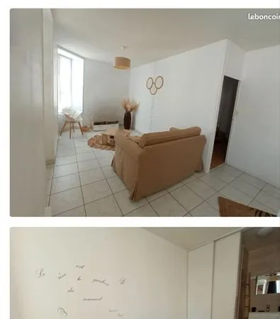 Appartement meublé celle sur belle