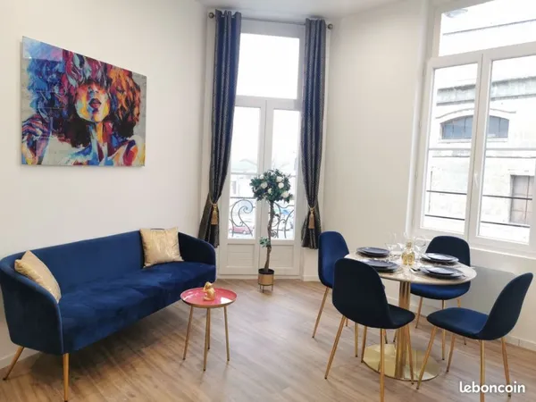 T2 centre ville 40m² meublé et équipé
