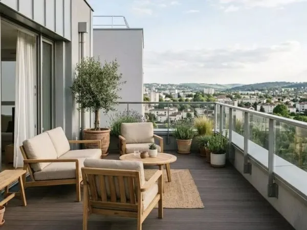 4 PIECES LUMINEUX EN DERNIER ETAGE AVEC TERRASSE
