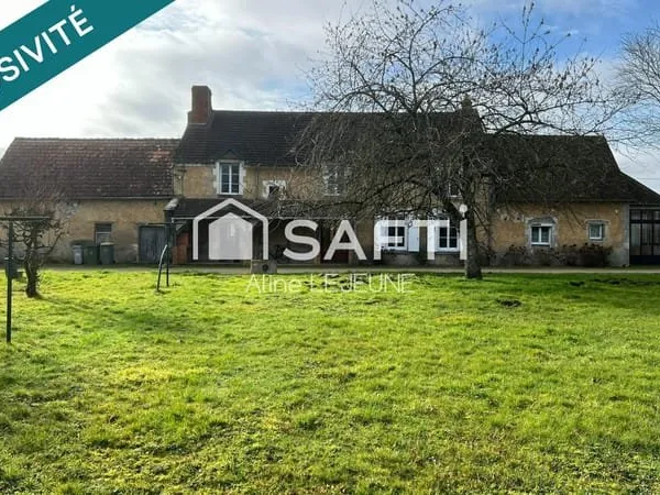 Propriété 230m2 d'habitation + 230 m2 de dépendances à rénover + annexes, sur terrain 4800m2.